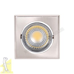 Оправа LED 3W 230V HL678L 6500К inox