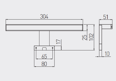 Світлодіодний світильник GTV LED 4,5W 230V Radius світло біле холодне LD-RA60ZB-40N. Фото 2