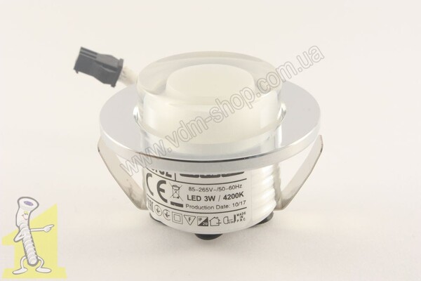 Світильник LED BELLA-3W 4200K 220V хром HOROZ