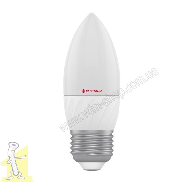 LED лампочка свiчка 7W PA LC-12 E27 2700K