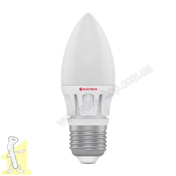 LED лампочка свiчка 7W AL LC-14 E27 4000K