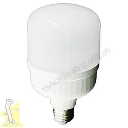 LED лампочка 50W E27 6000K + перехідник на Е40 цоколь