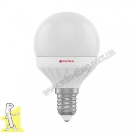 LED лампочка сфера D45 7W E14 3000К