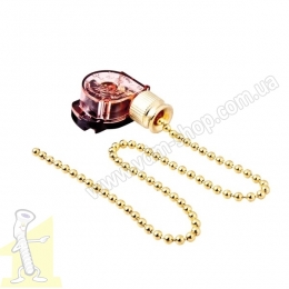 Вимикач ланцюжковий золото