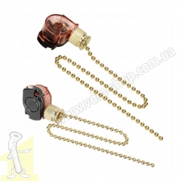 Вимикач ланцюжковий золото. Фото 3