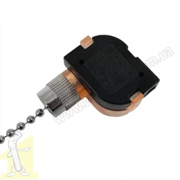 Вимикач ланцюжковий хром. Фото 3