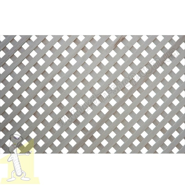 Дерев'яна решітка 1200х620 з Бука (квадрат-5Р)