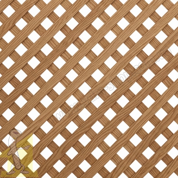 Дерев'яна решітка 300х620 з Дуба (квадрат-5R). Фото 2